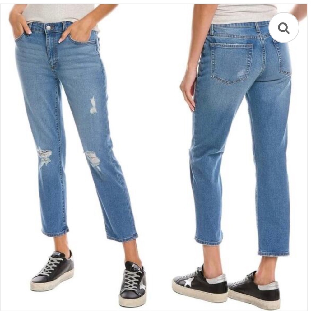 Joe’s Tomboy Slim The Scout Distressed Cropped Jeans